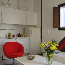 Salón y cocina. Atico H-5 antigua ferretería