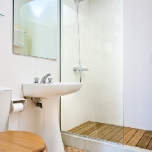 Bathroom. Apartment in Mazagon - beach.