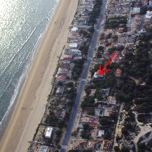 Aerial view. Apartments Mazagón.