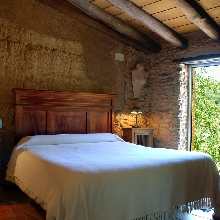 Chambre à coucher. Maison El Risco del Lomero.
