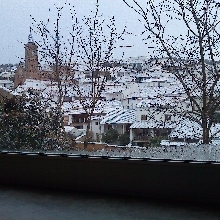 Snowy Valdelarco. Ferienhäuser El Zarzo de Nemesio